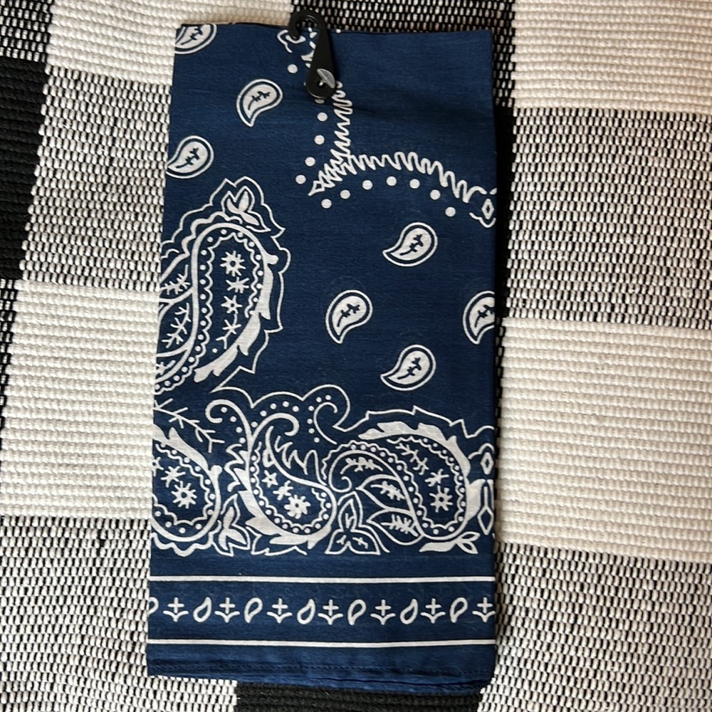#A.30.0 🦋$2 ADD ON• Bandanna Blue